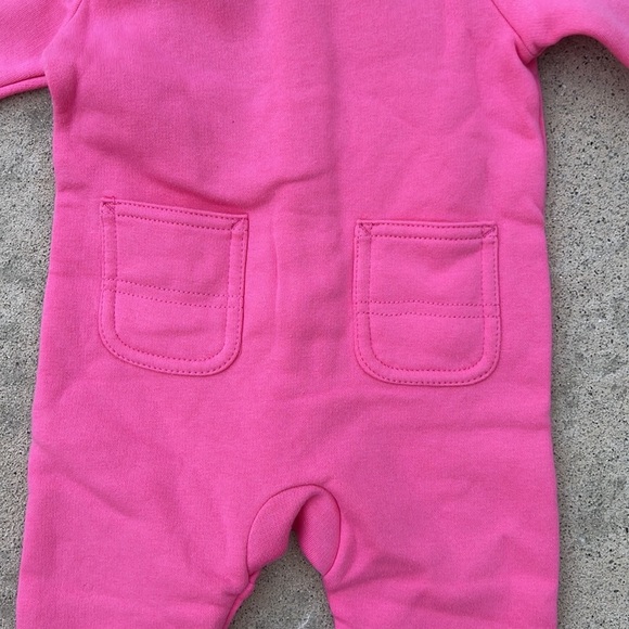 Carhartt Pink Fleece Full Zip Hoodie Coverall NWT 6Months - Picture 5 of 6